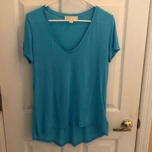 Michael Michael Kors Blue Top Tee Shirt Sz Medium